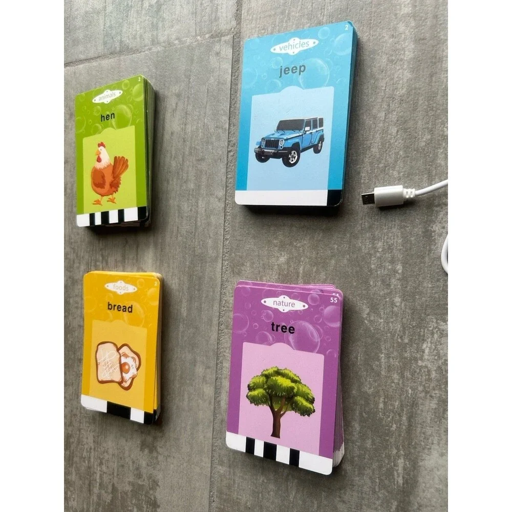 Educational Learning Talking 224 Sight Word Flash Card Toddler Electronic Reader